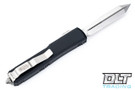 Microtech 223-5 Ultratech Spartan - Black Handle - Contoured - Satin Blade