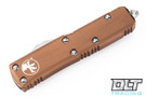Microtech 232-4TA UTX-85 D/E - Tan Handle - Satin Blade