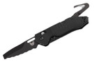 Benchmade 365BK Outlast rescue tool with dual blades - S30V drop point & 3V serrated. OPTION lock, glass breaker, rescue hook. Discontinued model.