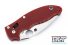 Spyderco Manix 2 Red G-10 - 20CV Blade