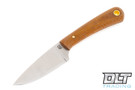 LT Wright Frontier Valley A2 - Flat Ground - Natural Micarta - Matte Finish