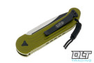 Microtech 135-1OD L.U.D.T - Green Handle - Black Blade