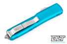 Microtech 123-4TQ Ultratech T/E - Turquoise Handle - Satin Blade