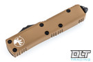 Microtech 233-1TA UTX-85 T/E - Tan Handle - Black Blade