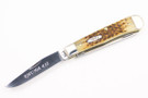 Case Trapper CV Amber Bone Pocket Knife