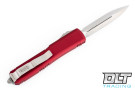 Microtech 122-4RD Ultratech D/E - Red Handle - Satin Blade Microtech 122-4RD Ultratech D/E - Red Handle - Satin Blade