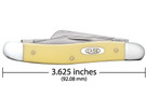 Case Medium Stockman Yellow Pocket Knife
