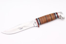 Case Hunter 5" Clip Blade w/ Leather Handle