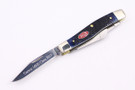 Case Medium Stockman Navy Blue Bone Pocket Knife