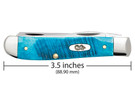 Case Mini Trapper Caribbean Blue Sawcut Jigged Bone