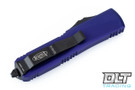 Microtech 231-1PU UTX-85 S/E - Purple  Handle - Black Blade
