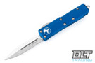 Microtech 232-4BL UTX-85 D/E - Blue Handle - Satin Blue