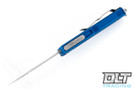 Microtech 232-4BL UTX-85 D/E - Blue Handle - Satin Blue