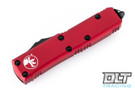 Microtech 233-1RD UTX-85 T/E - Red Handle - Black Blade