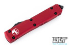 Microtech 120-1RD Ultratech D/E - Red Handle - Black Blade