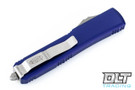 Microtech 120-4PU Ultratech D/E - Purple Handle - Contoured - Satin Blade
