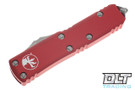 Microtech 231-10RD UTX-85 S/E - Red Handle  - Stonewash Blade
