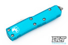 Microtech 231-10TQ UTX-85 S/E - Turquoise  Handle  - Stonewash Blade