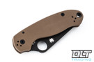Spyderco Para 3 Earth Brown G-10 - Black S35VN Blade