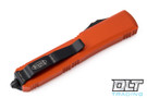 Microtech 123-2OR Ultratech T/E - Orange Handle  - Partial Serrations - Black Blade