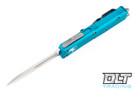 Microtech 231-4TQ UTX-85 S/E - Turquoise Handle  - Satin Blade