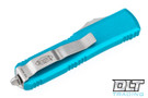 Microtech 231-4TQ UTX-85 S/E - Turquoise Handle  - Satin Blade