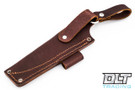 LT Wright GNS 3V - Saber - Black Micarta - Red Liners - Matte Finish