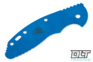 Hinderer 3.5" XM-18 Skinny Textured Blue G-10 Scale - Back