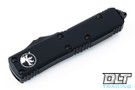 Microtech 231-2T UTX-85 S/E - Black Handle  - Partial Serrations - Black Blade