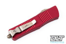 Microtech 619-13RD Troodon Hellhound - Red Handle  - Bronze Blade