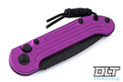Microtech 135-1VI LUDT - Violet Handle  - Black Blade