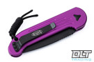 Microtech 135-1VI LUDT - Violet Handle  - Black Blade
