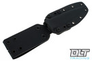 Spartan Blades Harsey Tactical Trout - Black Blade - Black Kydex