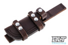Delta Leather Custom Bravo 1 - Dark Brown with Scout Adapter - Left-Handed