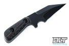 Skelton Bladeworks Advanced Tibia - Midnight Cerakote Blade - Carbon Fiber - Kydex Sheath