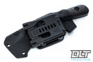Skelton Bladeworks Advanced Tibia - Midnight Cerakote Blade - Carbon Fiber - Kydex Sheath