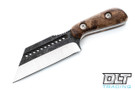 Skelton Bladeworks Tibia  - Two Tone Dark Granite Blade - Walnut