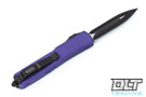 Microtech 122-1PU Ultratech D/E - Purple Handle  - Black Blade