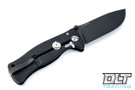 LionSteel SR-1A - Black Aluminum - Black Blade