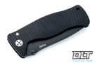 LionSteel SR-1A - Black Aluminum - Black Blade