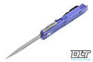 Microtech 232-4PU UTX-85 D/E - Purple Handle  - Satin Blade