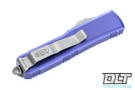 Microtech 232-4PU UTX-85 D/E - Purple Handle  - Satin Blade