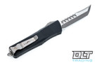 Microtech 619-10AP Troodon Hellhound - Black Handle  - Apocalyptic Blade