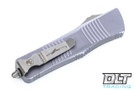 Microtech 619-10APGY Troodon Hellhound - Gray Handle  - Apocalyptic Blade