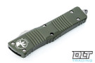Microtech 143-10OD Combat Troodon S/E - Green Handle  - Stonewashed Blade