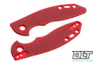 Hinderer 3" XM-18 Skinny Textured Red G-10 Scale Set