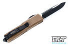 Microtech 231-1TA UTX-85 S/E - Tan Handle - Black Blade Microtech 231-1TA UTX-85 S/E - Tan Handle - Black Blade