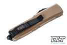 Microtech 231-1TA UTX-85 S/E - Tan Handle - Black Blade Microtech 231-1TA UTX-85 S/E - Tan Handle - Black Blade
