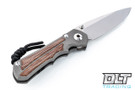 Chris Reeve Small Inkosi - Natural Canvas Micarta Inlay - Left-Handed