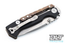 Demko MG AD15 20CV - Black G-10 - Bronze Sculpted Lockbar